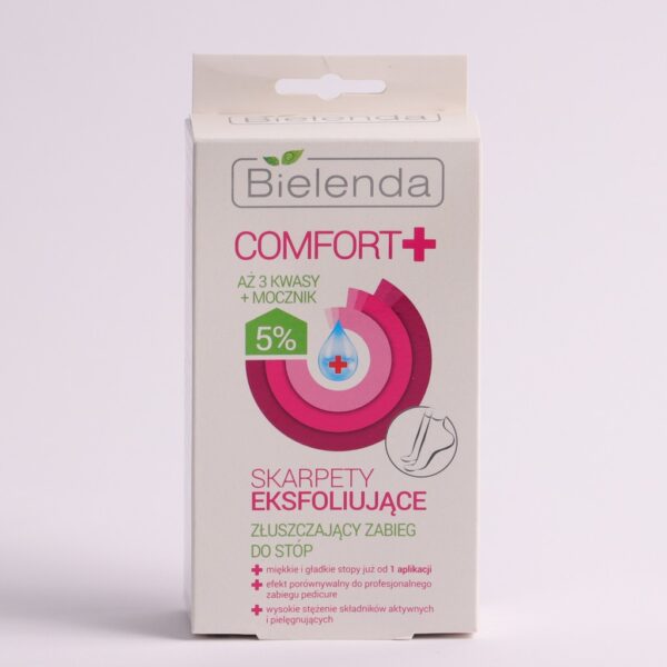 Bielenda Comfort+ Exfoliating Treatment Socks for Feet 1 Pair - Image 2