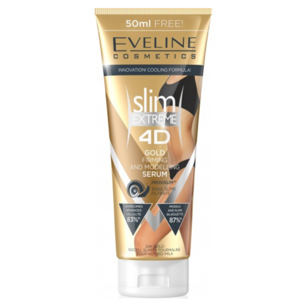 Eveline Slim Extreme 4D Gold Firming and Modelling Serum 250ml
