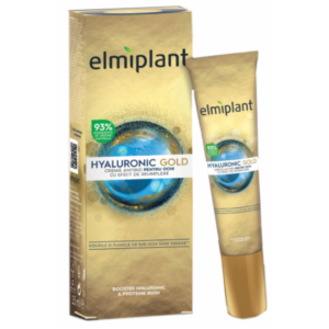 Elmiplant Bioten Hyaluronic Gold Anti-Wrinkle Eye Cream 45+ 93% Natural Ingredients 15ml