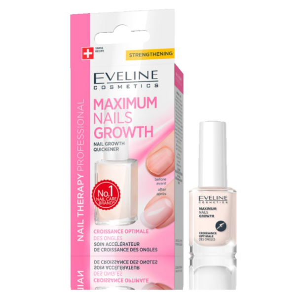 Eveline Professional Nail Therapy Spa Maximum Nails Growth Strengthening Serum Treatment 12ml