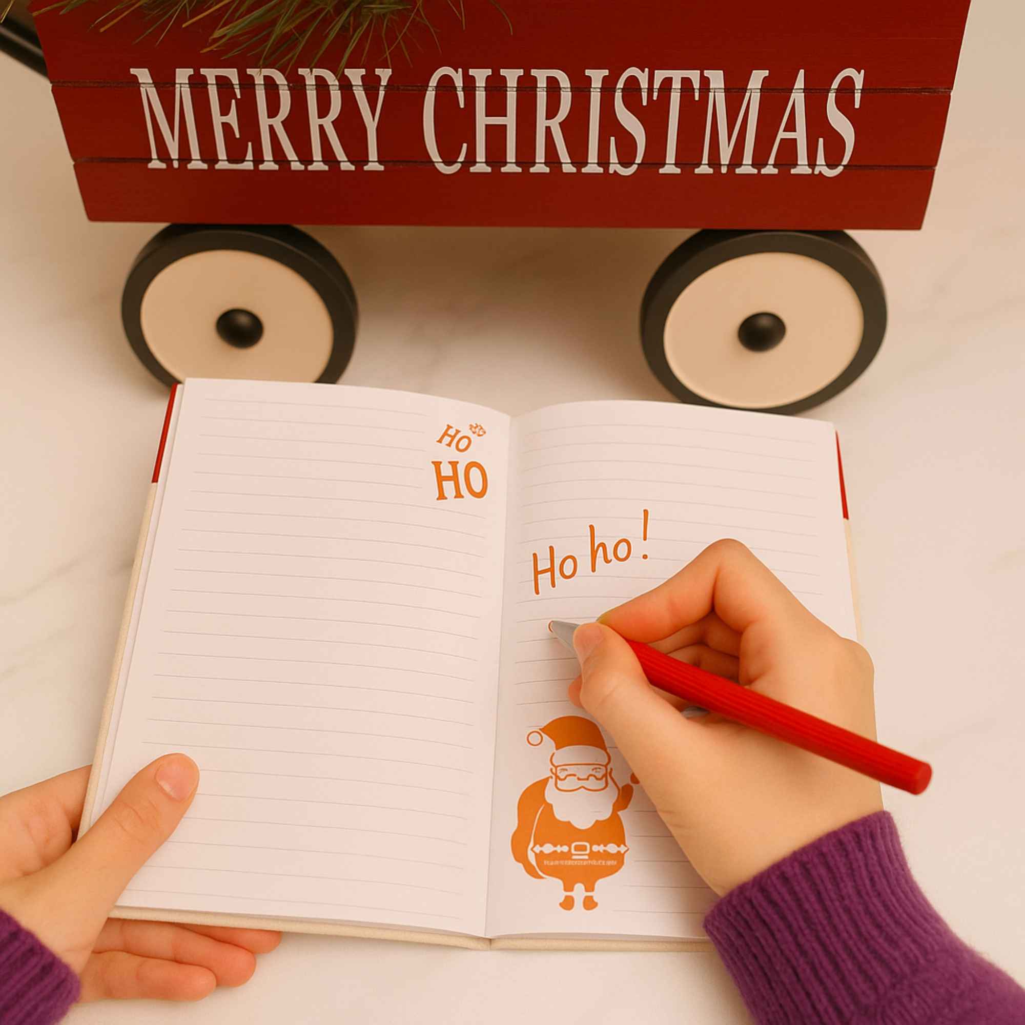 Puckator Fluffies Plush Christmas A5 Lined Notebook - Image 8