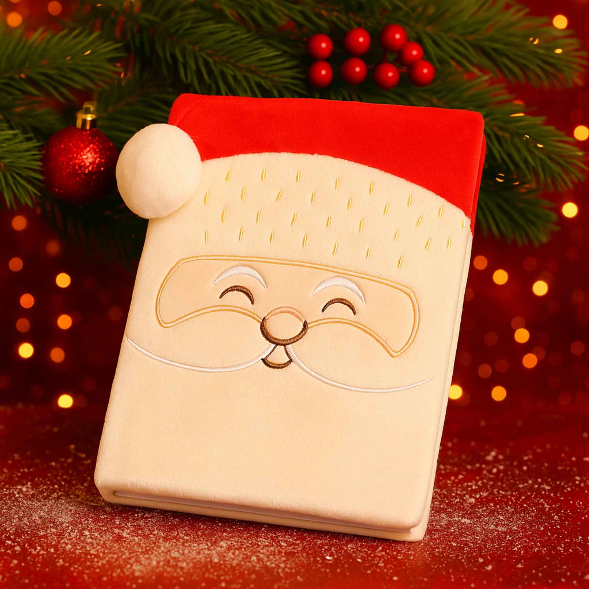 Puckator Fluffies Plush Christmas A5 Lined Notebook - Image 6