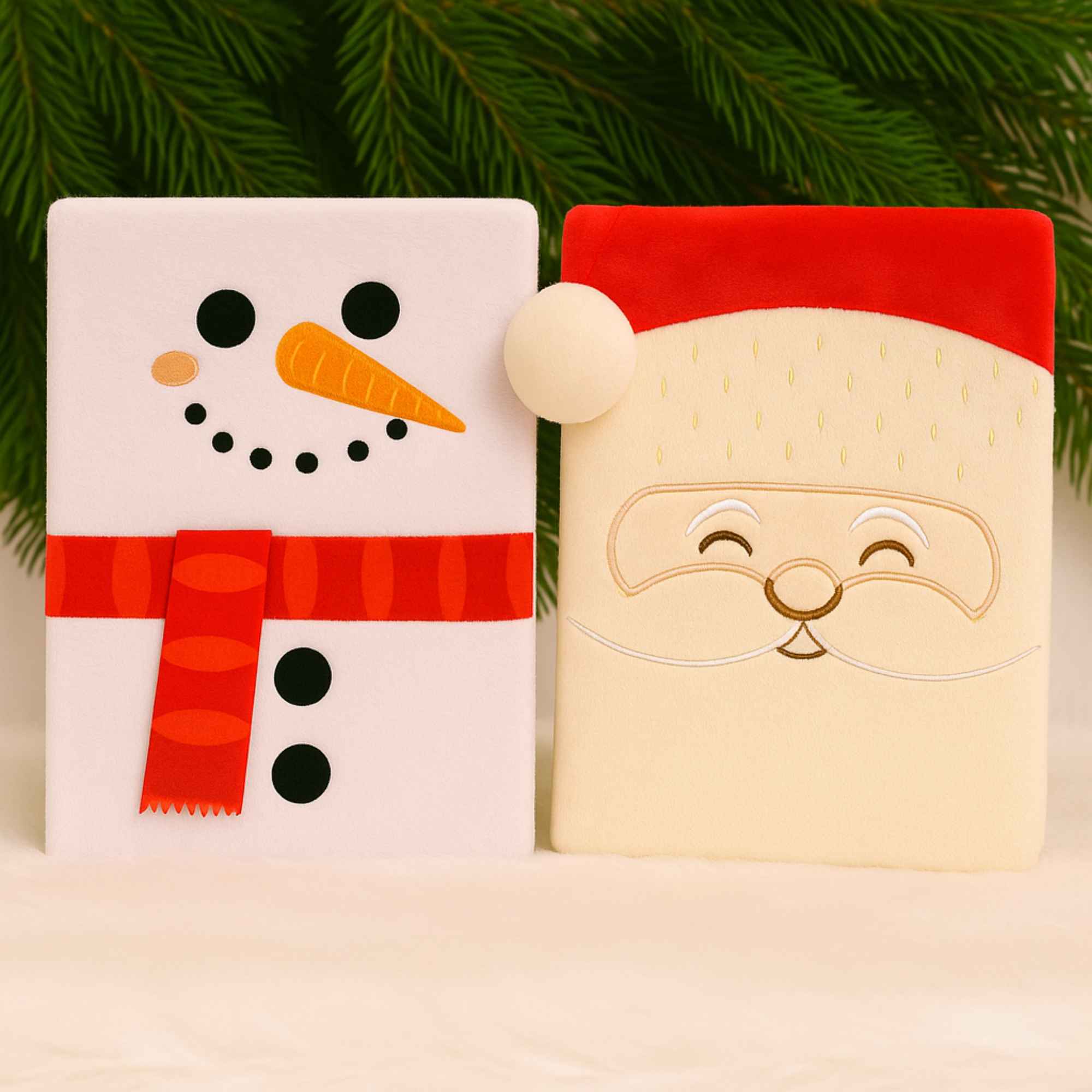 Puckator Fluffies Plush Christmas A5 Lined Notebook