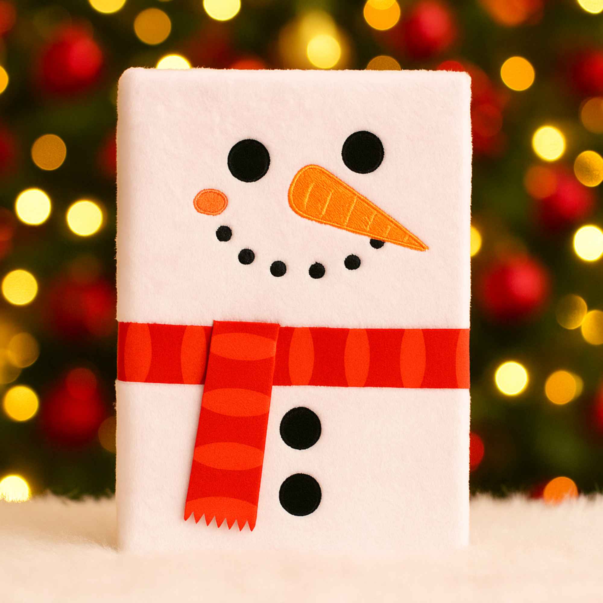 Puckator Fluffies Plush Christmas A5 Lined Notebook - Image 2