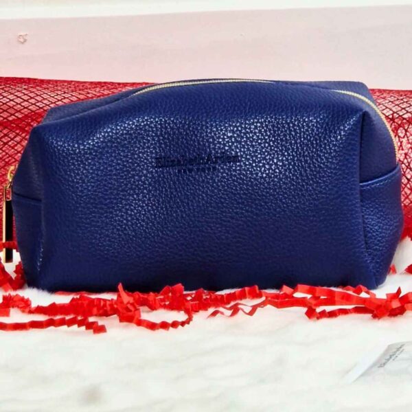 Elizabeth Arden Gift Set 3 Piece Set Blue Makeup Bag Skincare Gift Set - Image 4
