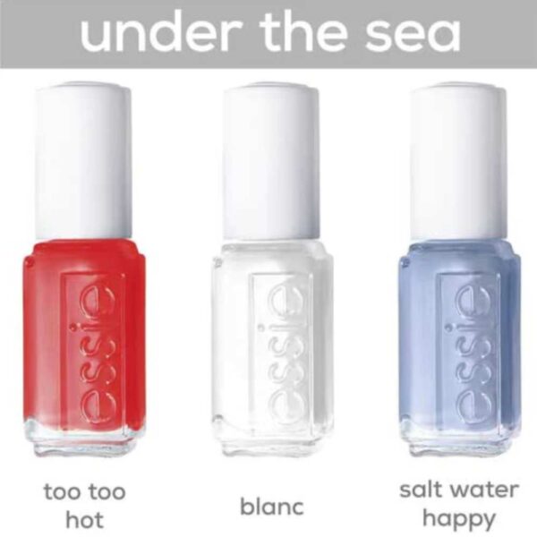 Essie Mini Summer Kit Nail Polish Set Under The Sea Mini Gift Set 3x5ml - Image 2