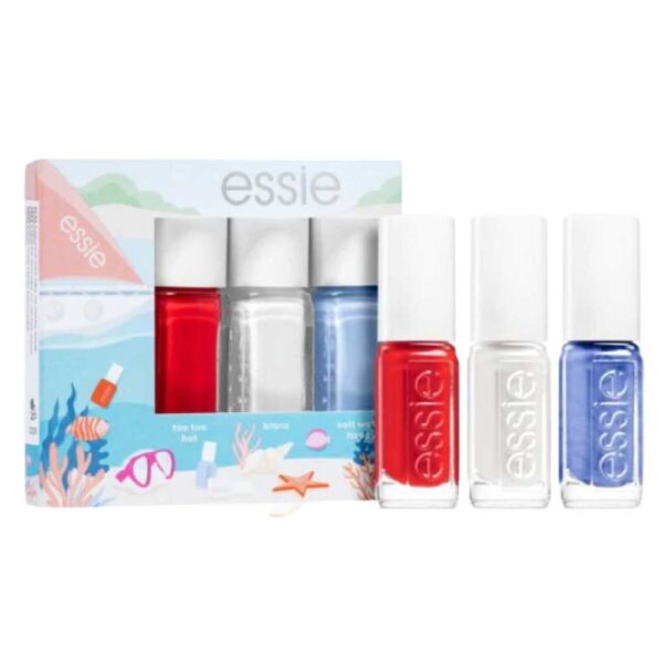 Essie Mini Summer Kit Nail Polish Set Under The Sea Mini Gift Set 3x5ml