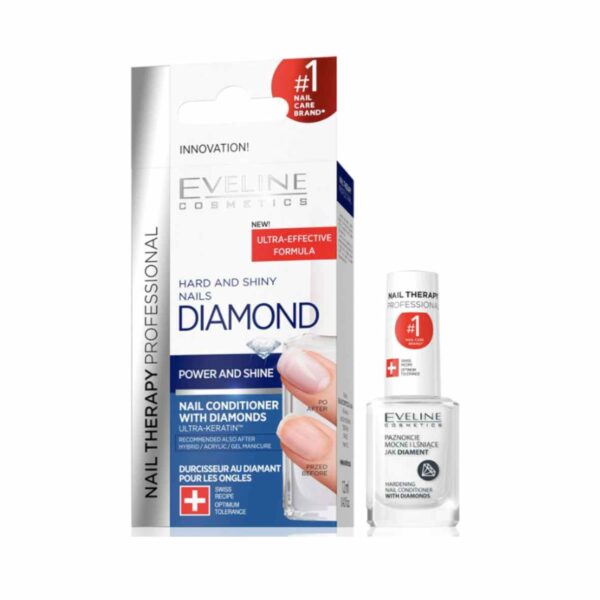 Eveline Nail Therapy Nail Diamond Hardener Split Repair Nail Conditioner 12ml