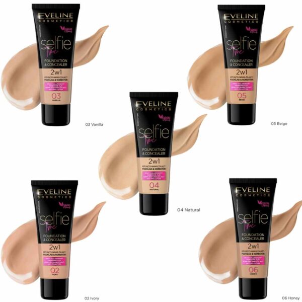 Eveline Selfie Time Covering Foundation and Concealer 2 in 1 30ml