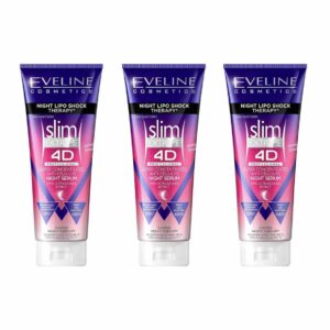 Eveline Slim Extreme 4D Super Concentrated Anti Cellulite Night Serum 250ml x 3 Bundle Expiry date: 25/02/2025