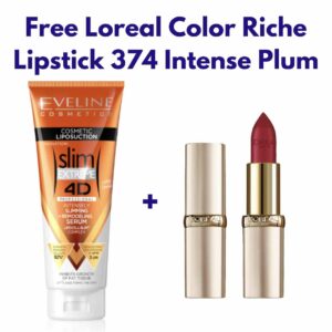 Eveline Slim Extreme 4D Intensely Slimming & Remodeling Serum 250ml Plus Free Gift