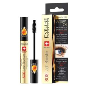 Eveline SOS Lash Booster Eyelash Serum Growth 5 in 1 with Argan Oil 10ml
