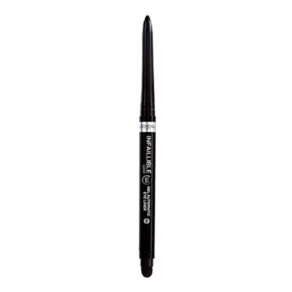 L'Oreal Infallible Grip Gel Automatic Eyeliner 36H Wear 001 Intense Black - Image 2