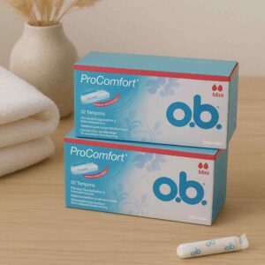 O.B. Tampons ProComfort Mini 64 PCS (2x32) Bundle