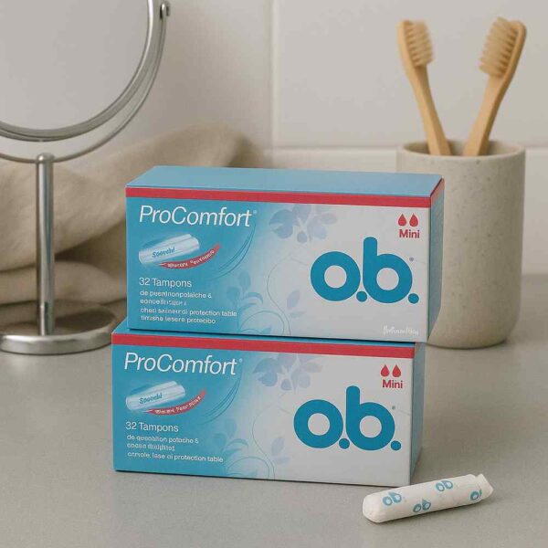 O.B. Tampons ProComfort Mini 64 PCS (2x32) Bundle - Image 3