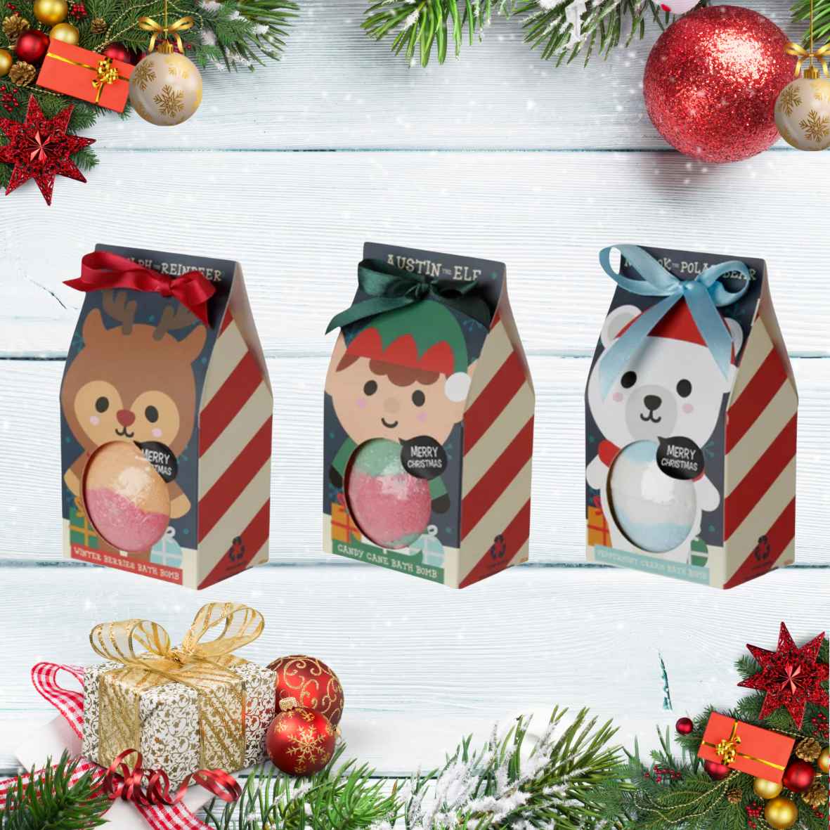 Puckator Adoramals Extra Large Bath Bomb Christmas Gift Stocking Filler 160g - Image 3