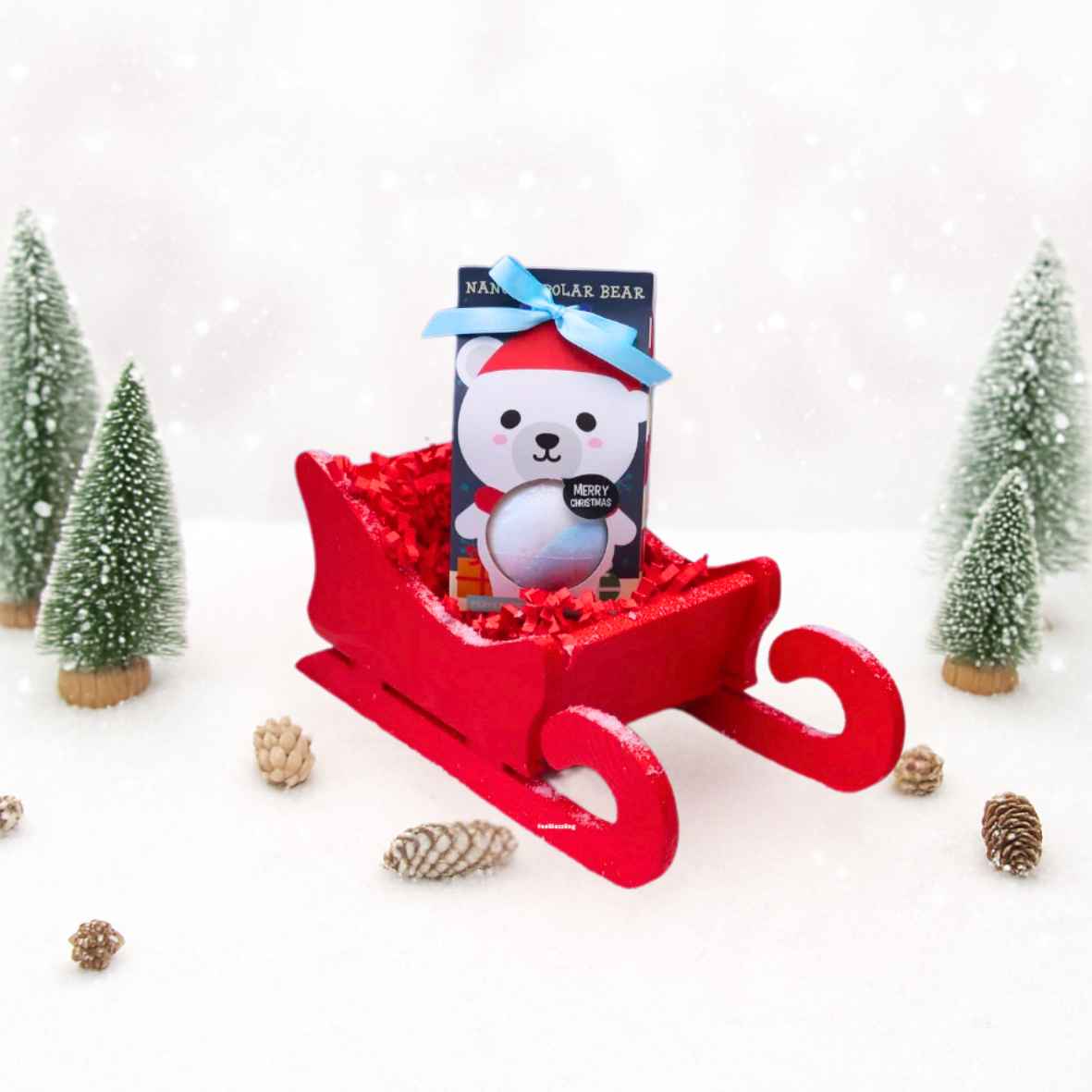 Puckator Adoramals Extra Large Bath Bomb Christmas Gift Stocking Filler 160g - Image 6