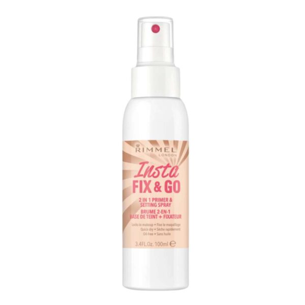 Rimmel Insta Fix and Go 2 in 1 Primer and Setting Spray 100ml