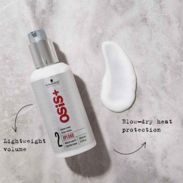 Schwarzkopf Osis+ Upload Volume Cream 2 Medium Control 200ml - Image 2