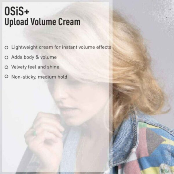 Schwarzkopf Osis+ Upload Volume Cream 2 Medium Control 200ml - Image 4