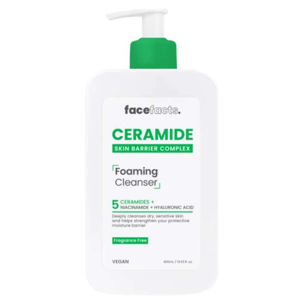 Face Facts Hydrating Foaming Cleanser 5 Ceramides plus Hyaluronic Acid 400ml