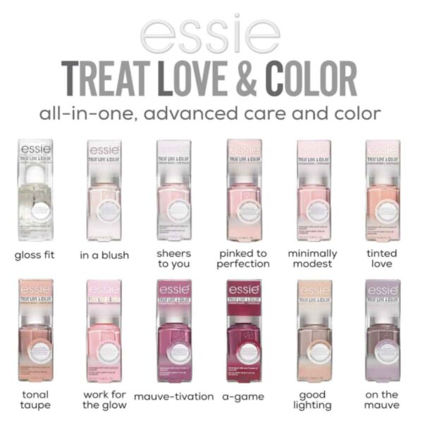 Essie Treat Love and Color Nail Strengthener Treatment 13.5ml - Image 4