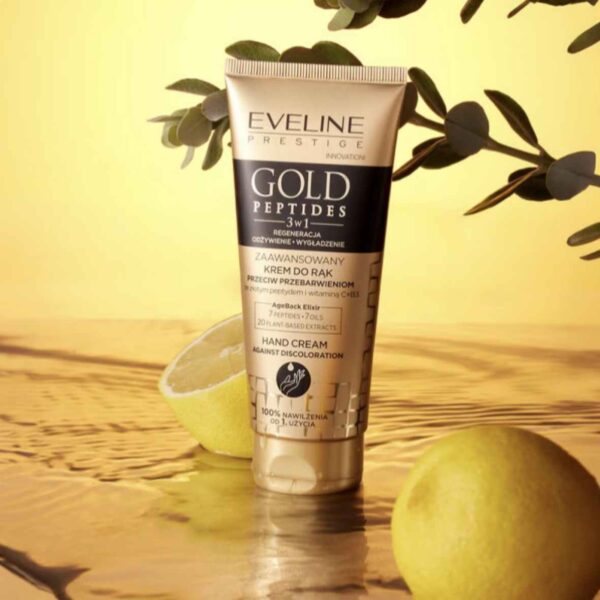 Eveline Gold Peptides Face Serum 30ml and Hand Cream 75ml Set - Image 4