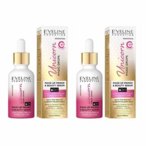 2 x Eveline Unicorn Magic Drops Primer & Moisturizing Face Serum 30ml
