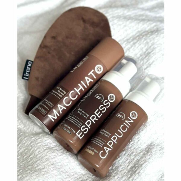 Lirene Self-Tanning Body Foam Instant Tan Cappucino Pale Skin 150ml - Image 5