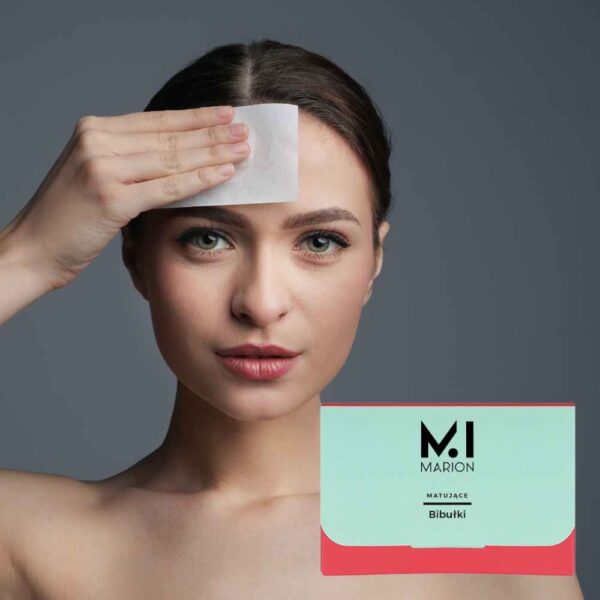 Marion Absorbing Oil Sheets Mattifying Blotting Papers 50 Pcs - Image 4