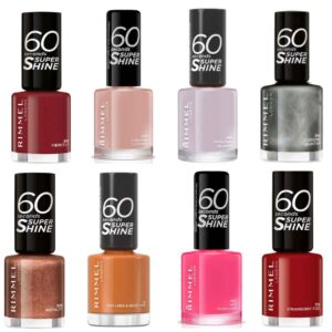 Rimmel 60 Seconds Super Shine Nail Polish Assorted Set of 5