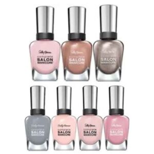 Sally Hansen Complete Salon Manicure Nail Polish Assorted Set of 5 Bundle