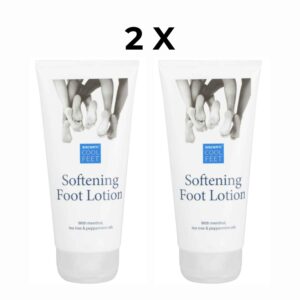 Escenti Softening Foot Lotion with Menthol Tea Tree and Peppermint Oils 2x150ml