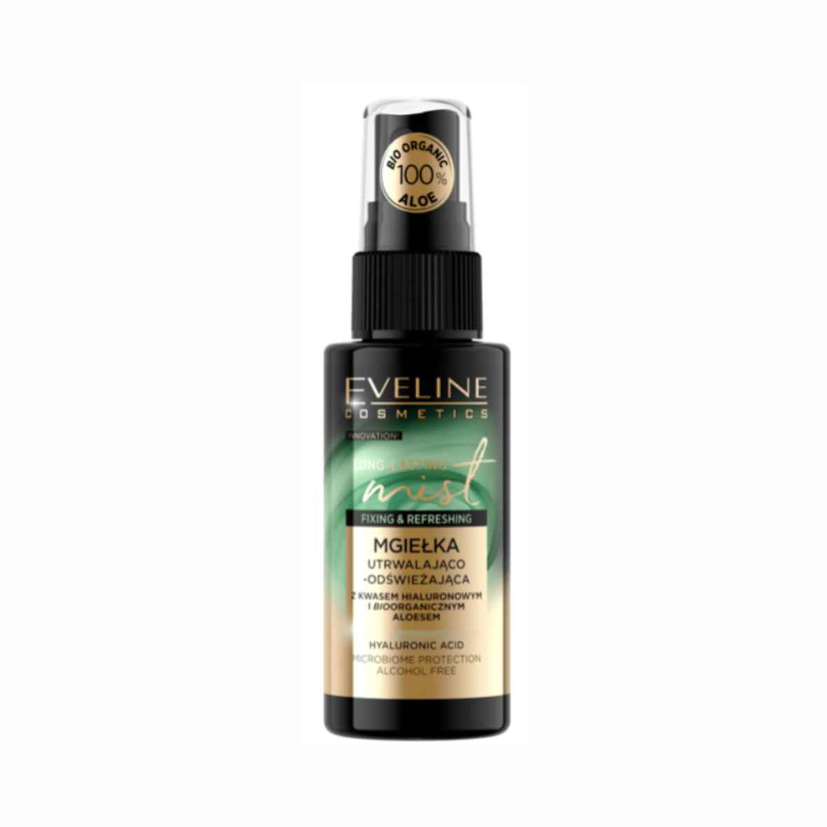 Eveline Fixing & Refreshing Face Mist Make-up Setting Spray with Bio Organic Aloe 50ml