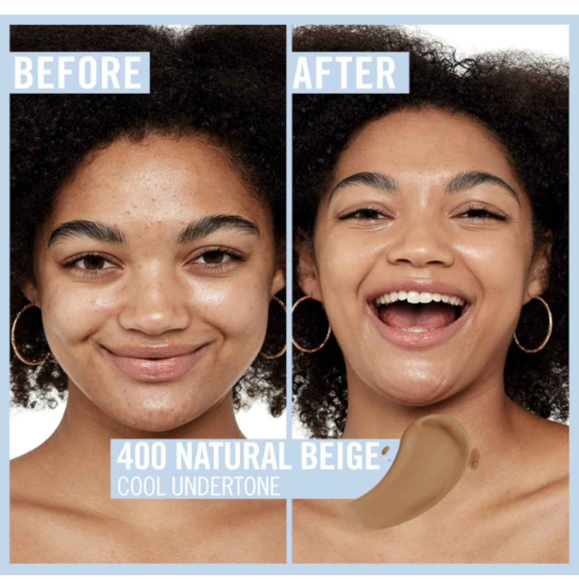 Rimmel Kind & Free Moisturising Skin Tint Foundation 400 Natural Beige 30ml - Image 2