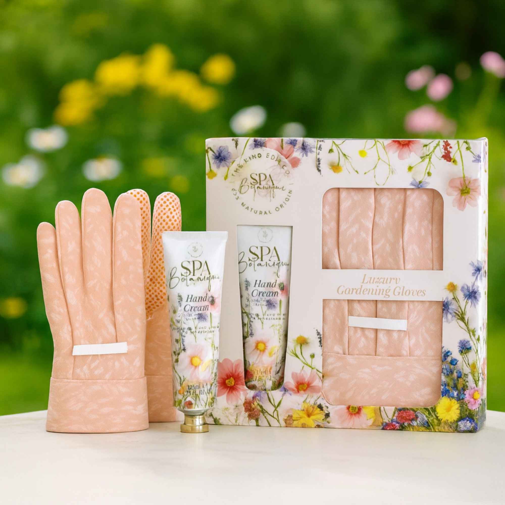 The Kind Edit Co. Spa Botanique Luxury Gardening Gloves & Hand Cream Gift Set - Image 2