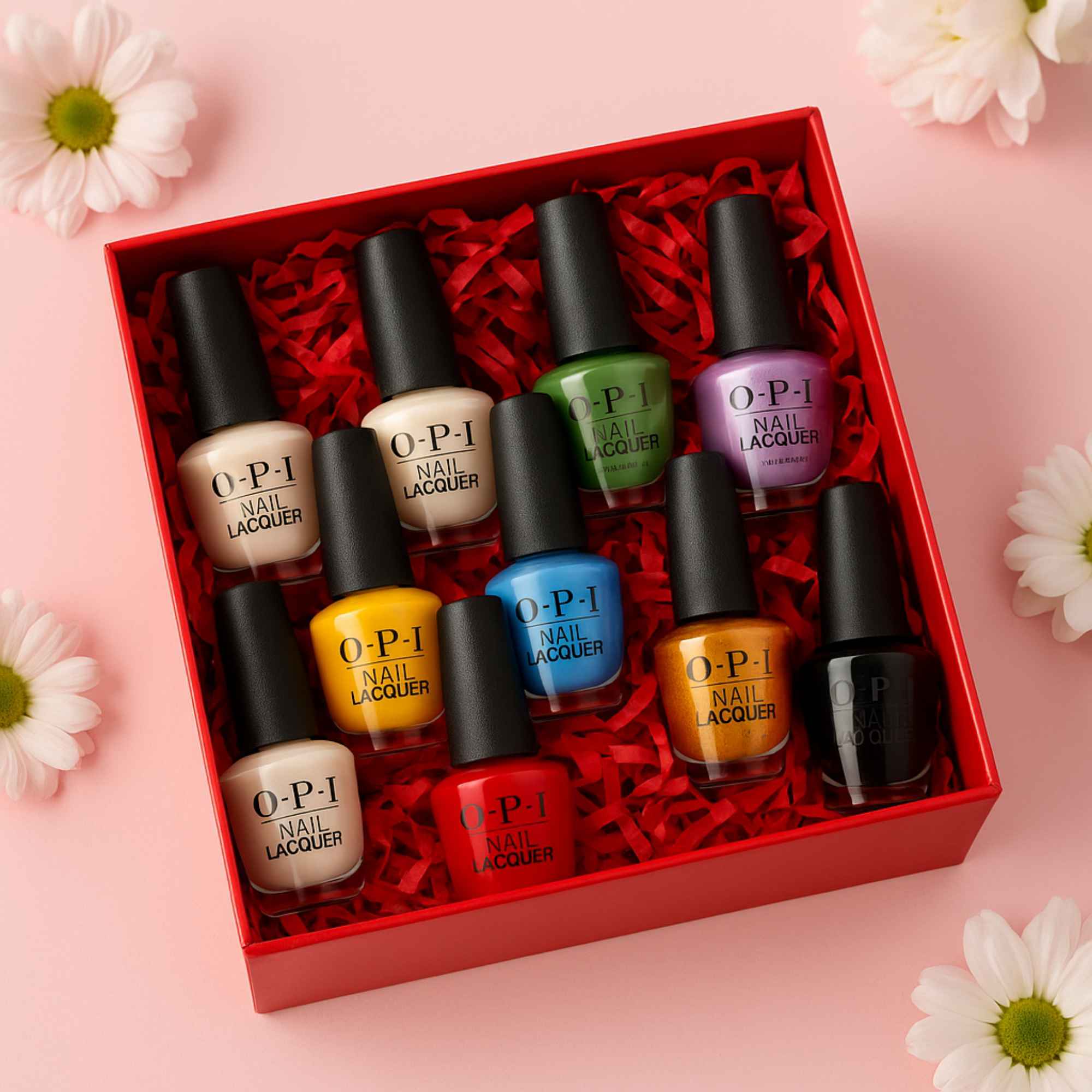 Premium 10-Piece OPI Nail Gift Set – Luxury Christmas Nail Polish Box – Limited Edition Beauty Gift for Her - Image 6