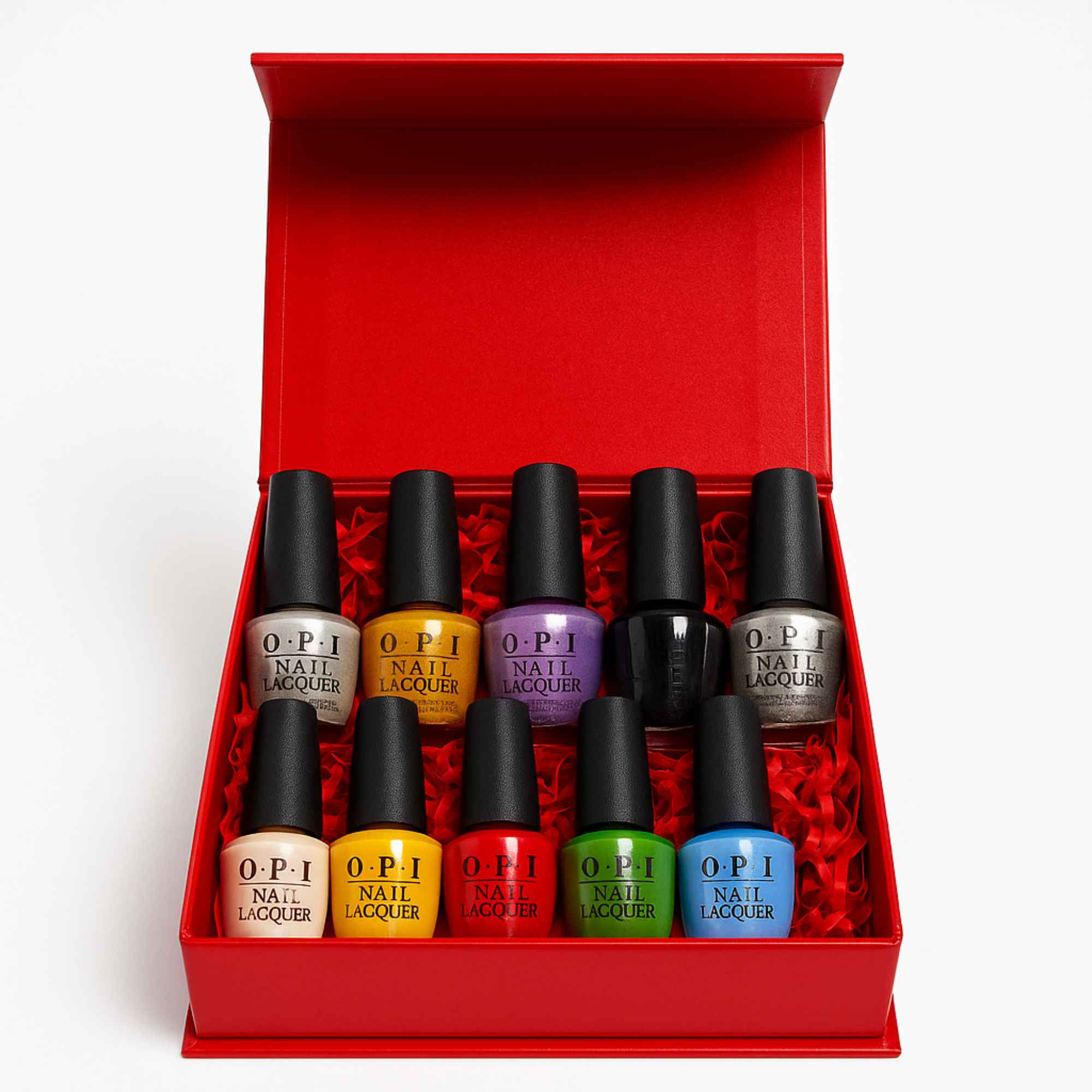 Premium 10-Piece OPI Nail Gift Set – Luxury Christmas Nail Polish Box – Limited Edition Beauty Gift for Her - Image 9