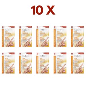 10 x Eveline SOS Professional Paraffin Hand Mask Warming Effect 7ml