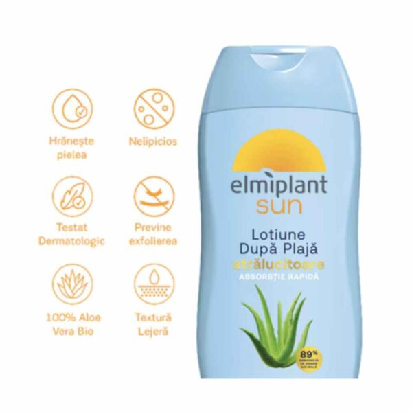 Elmiplant Sun Natural Moisturizing After Sun Shimmering Lotion