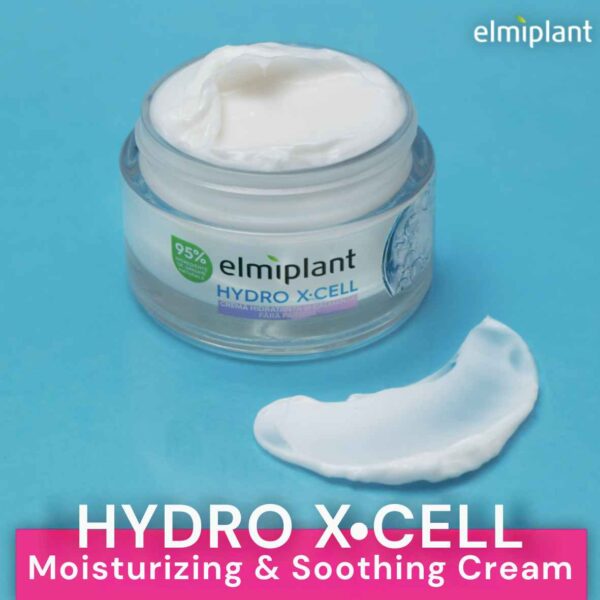 Elmiplant Hydro X-Cell Hydrating Gel-Cream for Normal and Combination Skin 50ml - Image 2