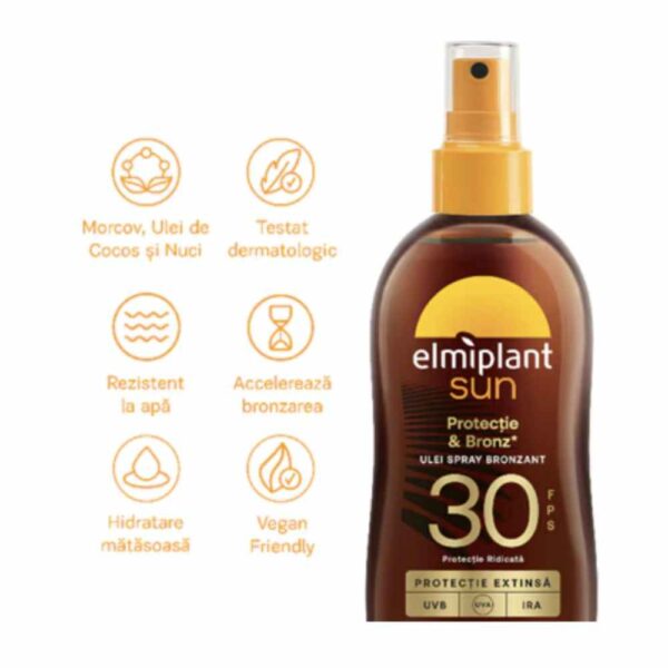 Elmiplant Self Tanning Oil Spray