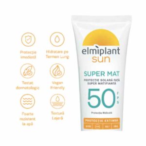 Elmiplant Sun Mattifying Face Sunscreen SPF50