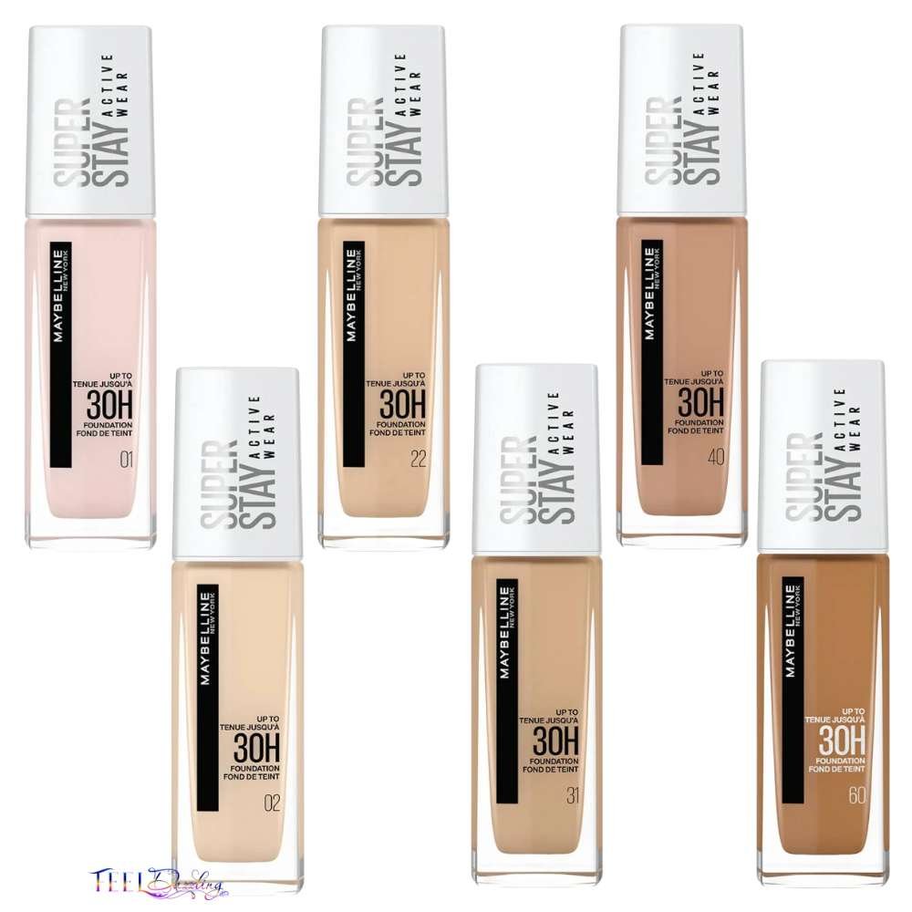 Superstay Active Maybelline Foundation FeelDazzling 30H Wear 30ml -